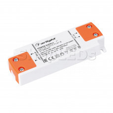 Блок питания ARV-SP-12015-FLAT-B (12V, 1.25A, 15W) (Arlight, IP20 Пластик, 5 лет)